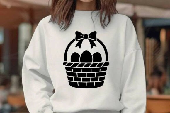 Download Free Easter Decorative Basket Silhouette - Decorative Collection