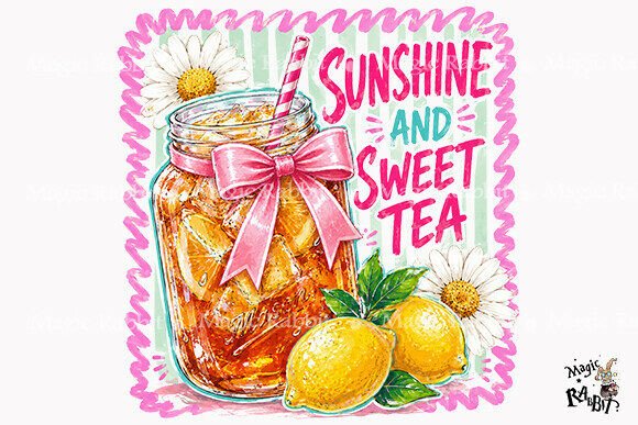 Download Sunshine Sweet Tea Summer PNG - Sunshine Collection
