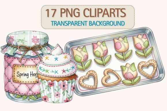 Download Spring Cozy Kitchen Clip Art - Premium Resources